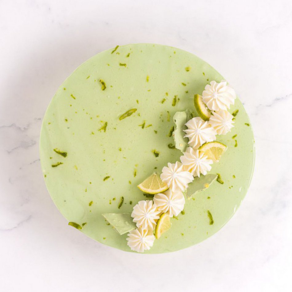 Lemon Bavaroise taart