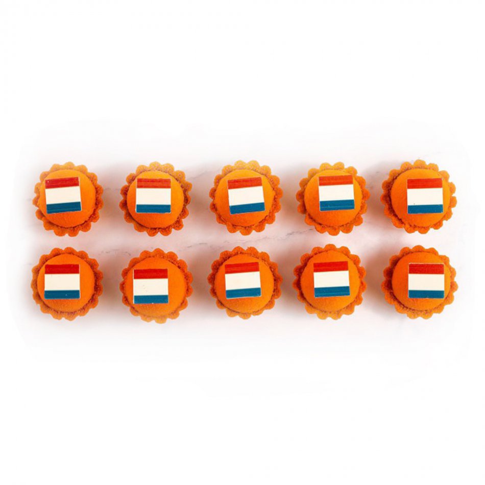 Luxe Oranje Petit Fours - 10 st