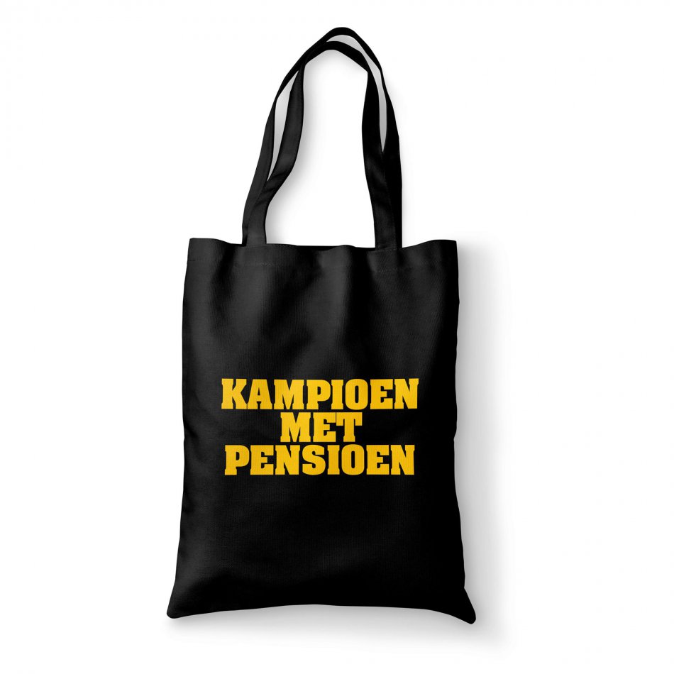Kampioen met Pensioen - draagtas