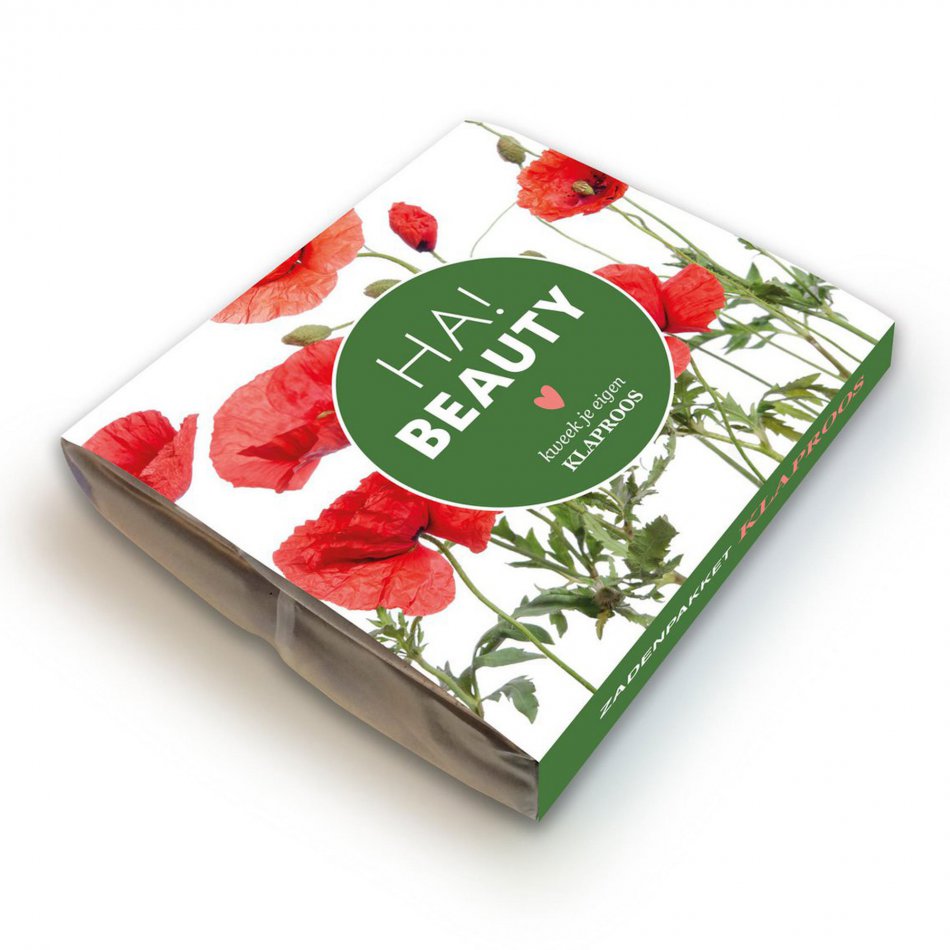 Kweek je eigen klaproos - Ha! Beauty