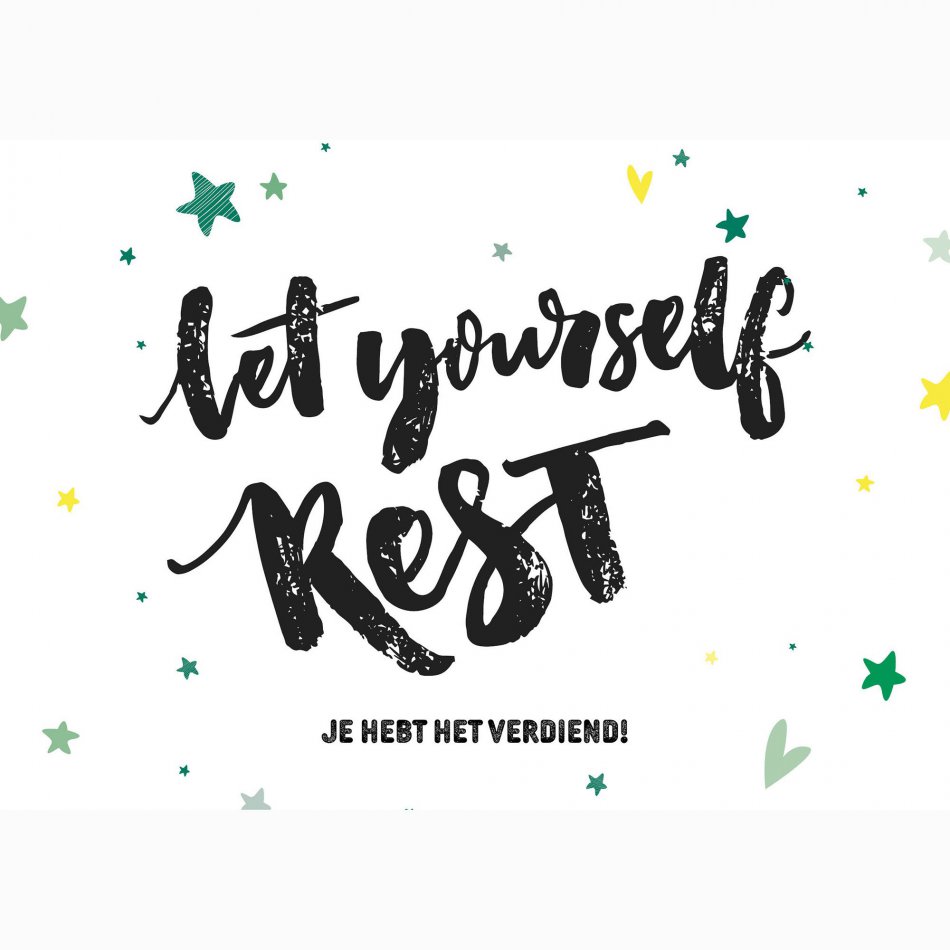 Pensioen Let yourself rest