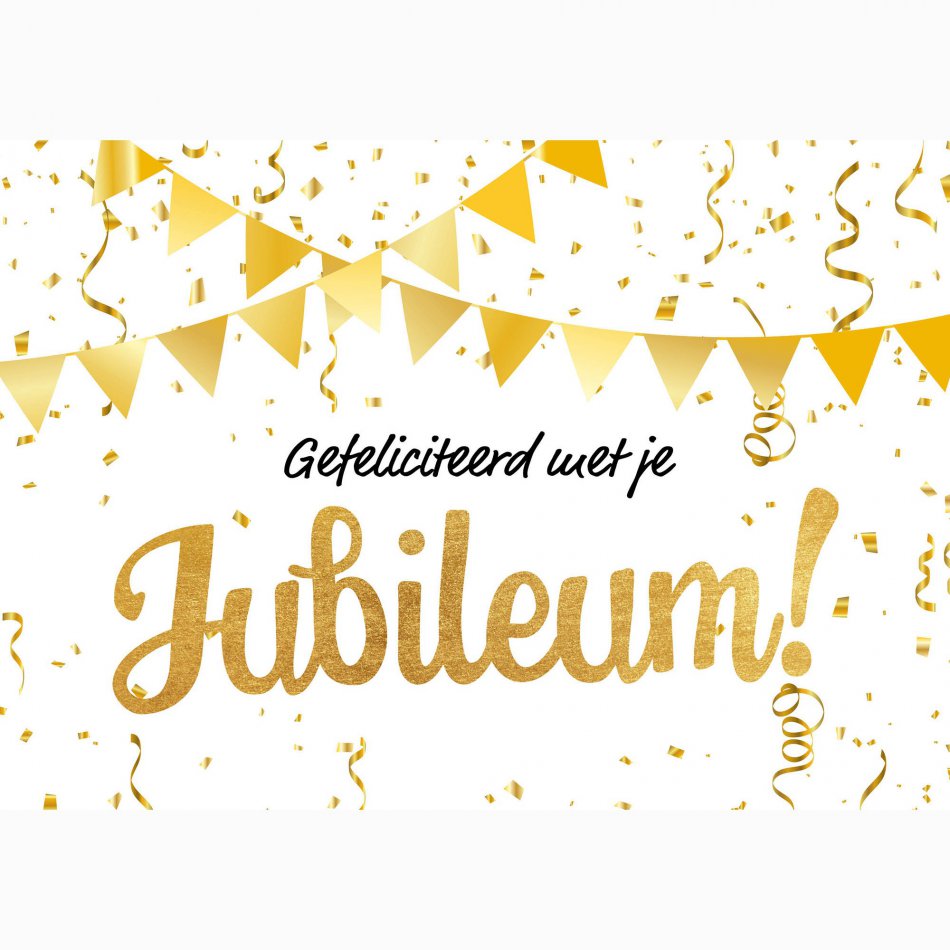 Pensioen Gefeliciteer met je jubileum!
