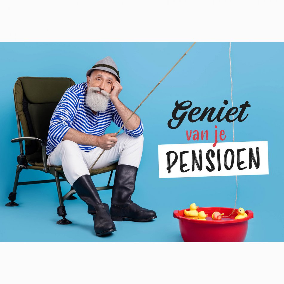 Pensioen Geniet van je pensioen - vissen