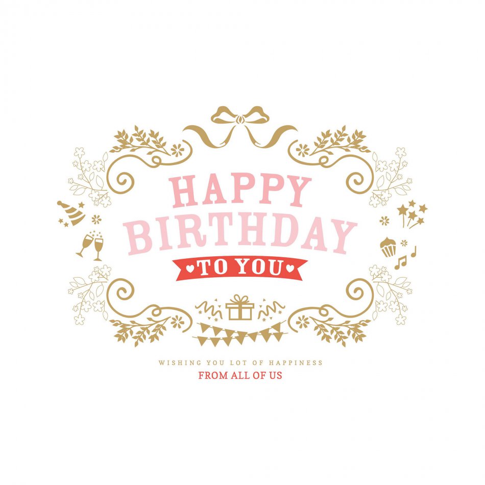 Verjaardag Happy Birthday from all of us