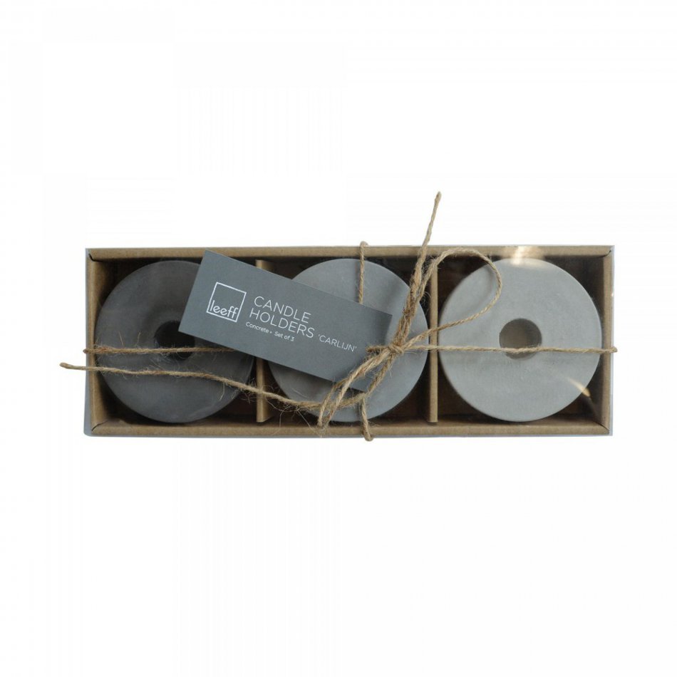 Candle Holders Carlijn giftset - Leeff