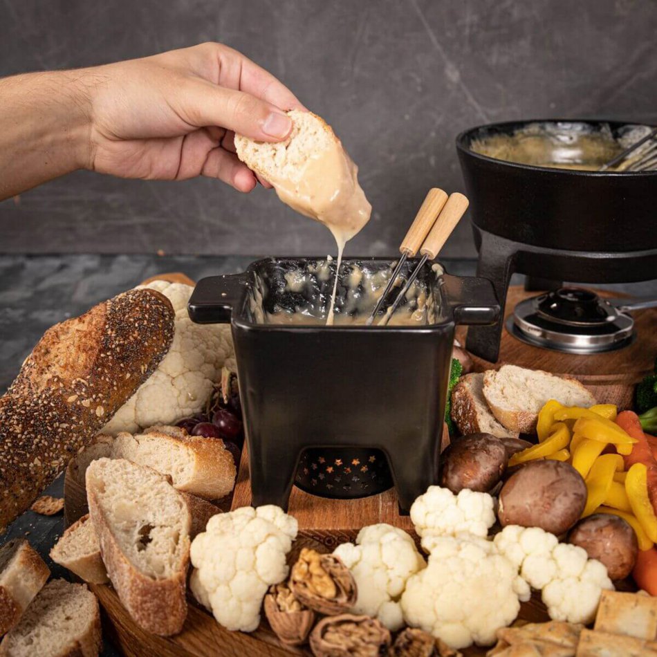Tapas Fondue Nero L