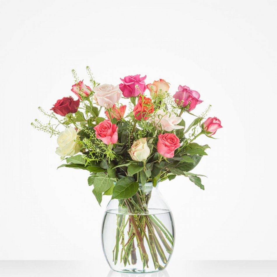 Kleurrijke rozen klein