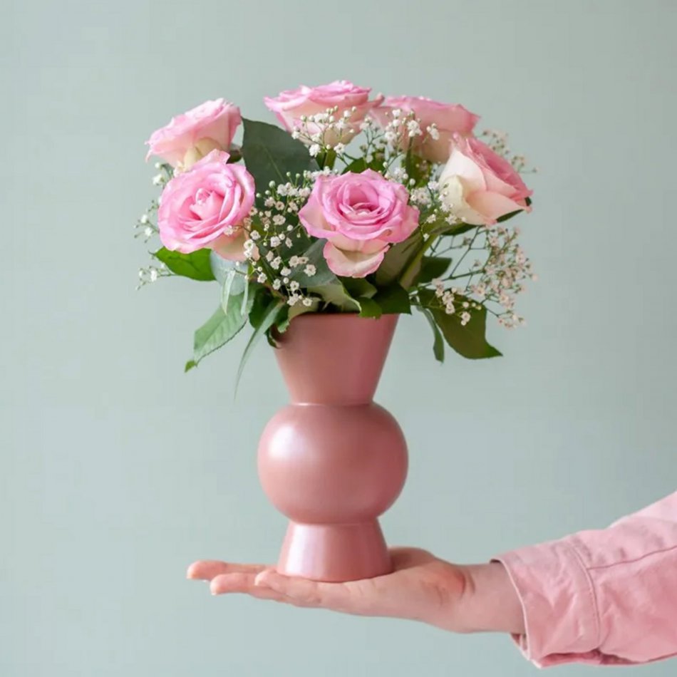 Brievenbus Rozen Boeketje Stralend