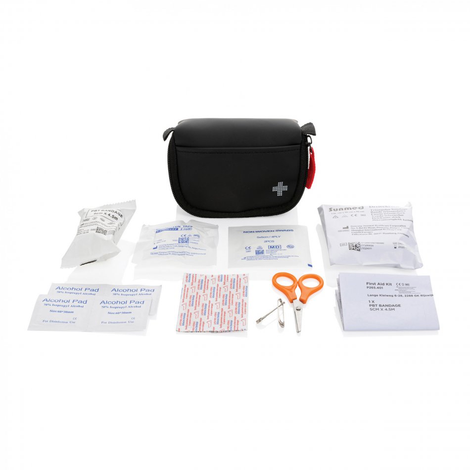 RCS gerecycled nubuck PU etui mailable EHBO-set