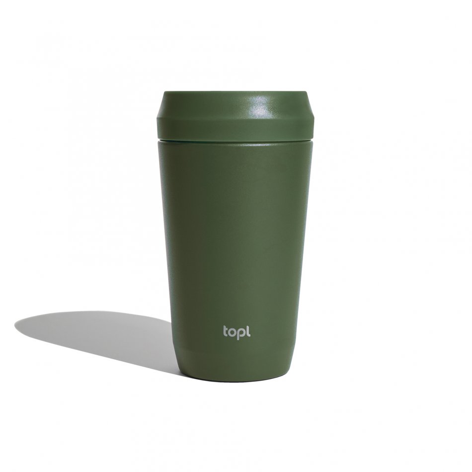 Topl Recycled RVS To Go beker 354ml