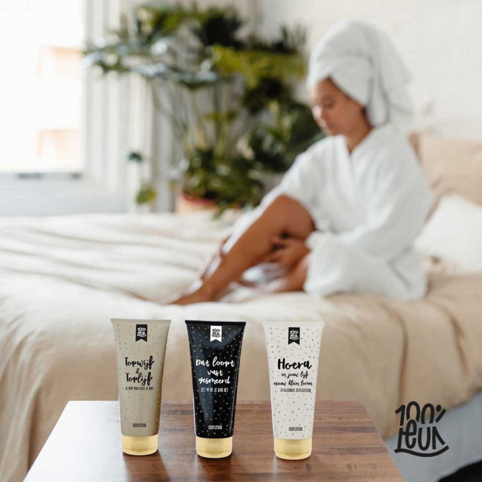 Bodylotion - Dat loopt gesmeerd