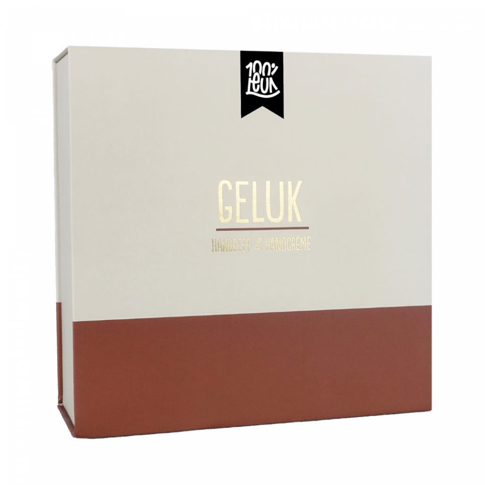 Luxe cadeaubox - Geluk zit in kleine dingen