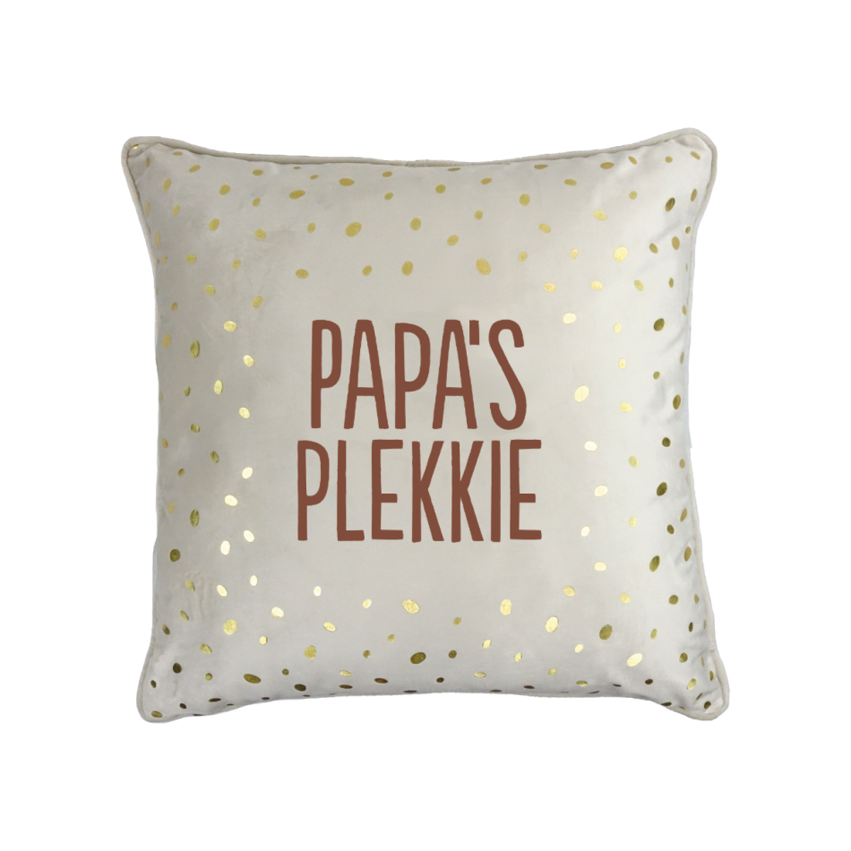 Sierkussen - Papa's plekkie