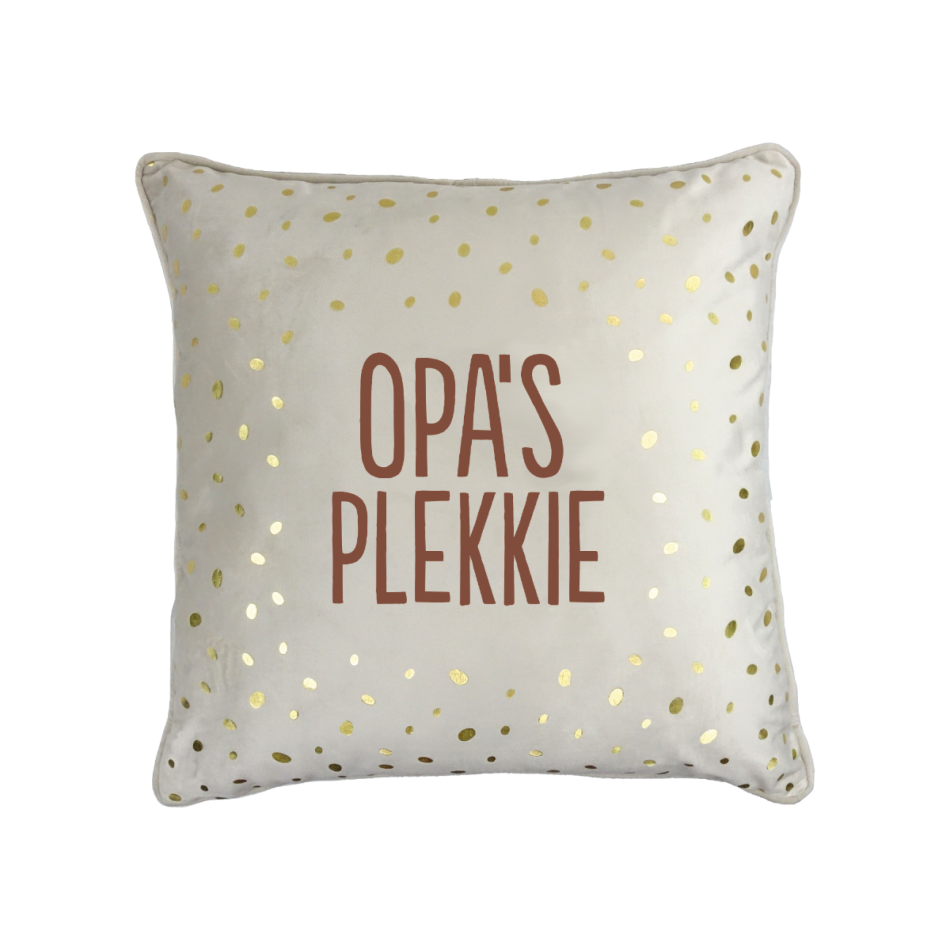 Sierkussen - Opa's plekkie