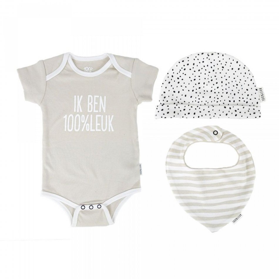 Baby slabbetje - Streep